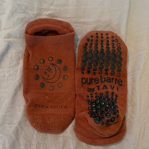 Tavi  brown Grip Socks perfect for Barre / Pilates